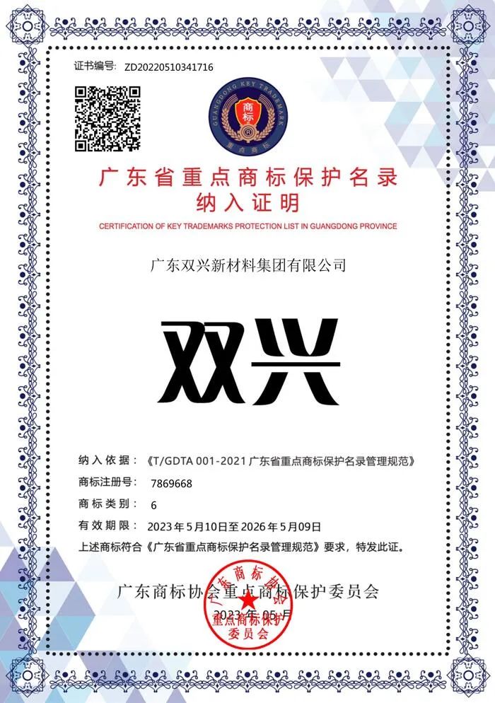 廣東省重點商標(biāo)保護名錄